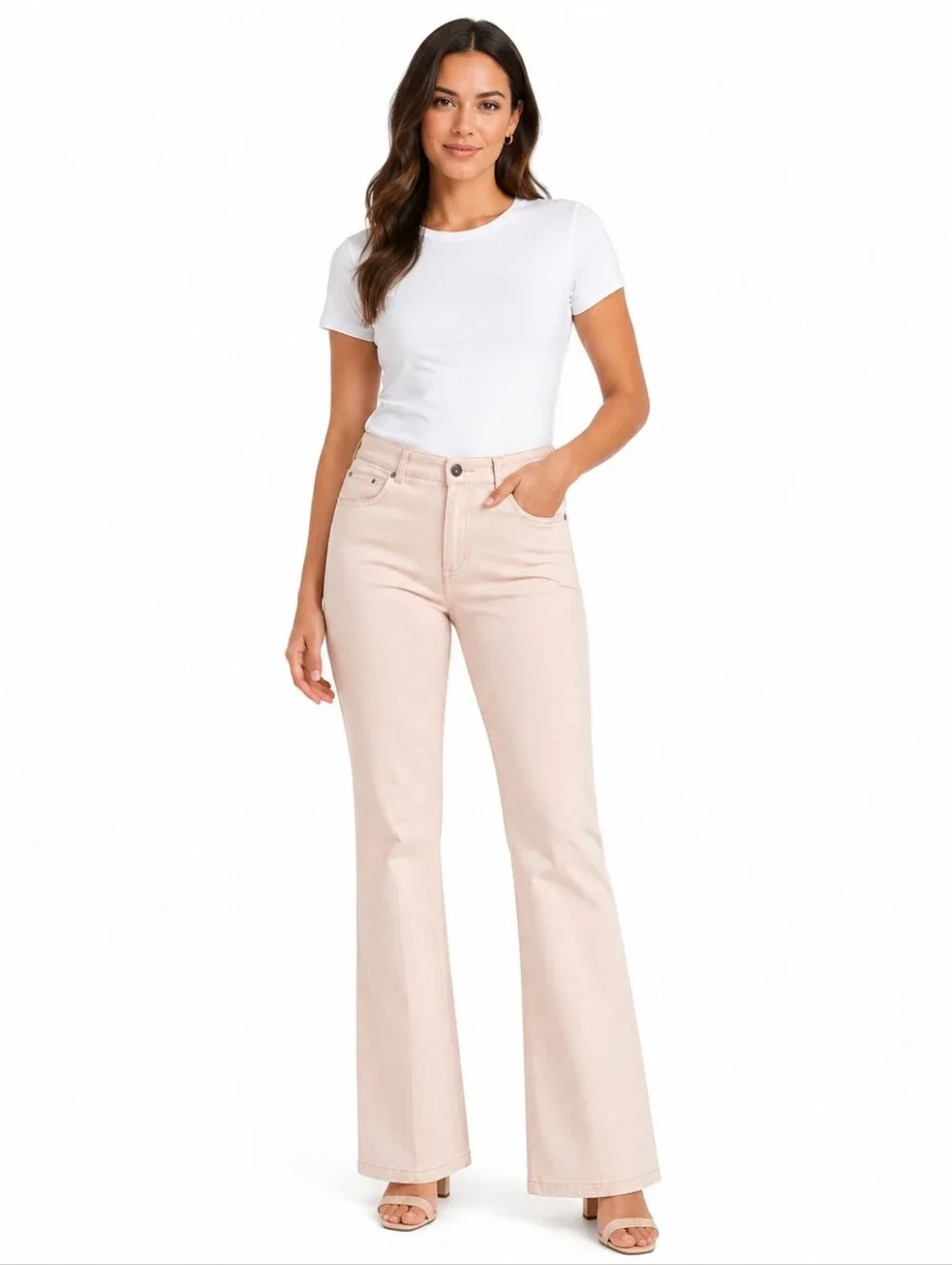Escada Slim Trousers, Front Pockets, Size 42 NWT
